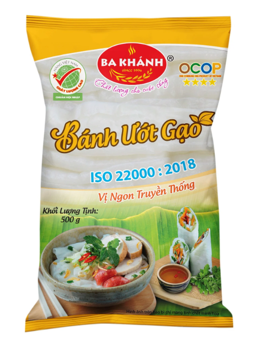 Bánh ướt gạo Ba Khánh